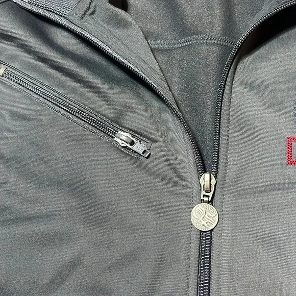 Quiksilver Treat Yourself Jacket Full Zip Gray Red 90's Streetwear Y2K Large SK8 - Picture 8 of 12